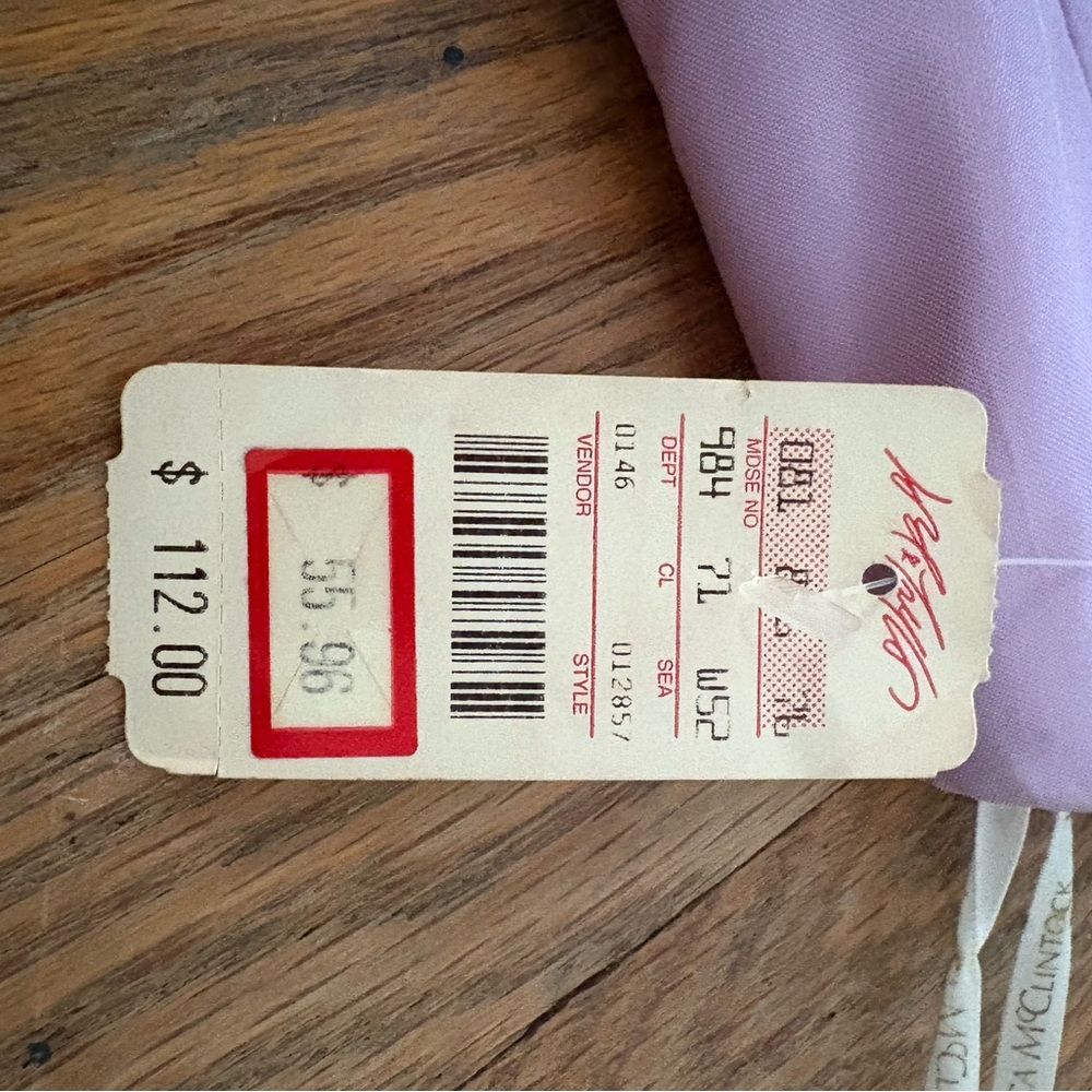 Jessica McClintock Gunne Sax Lilac Satin Corset Top NWT Millennium 2000 Sz 5/6 - Picture 14 of 14